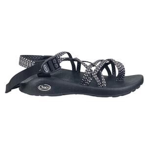 Chaco Women’s ZX2 Classic Black White Trail Hiking Sandal Size US 8